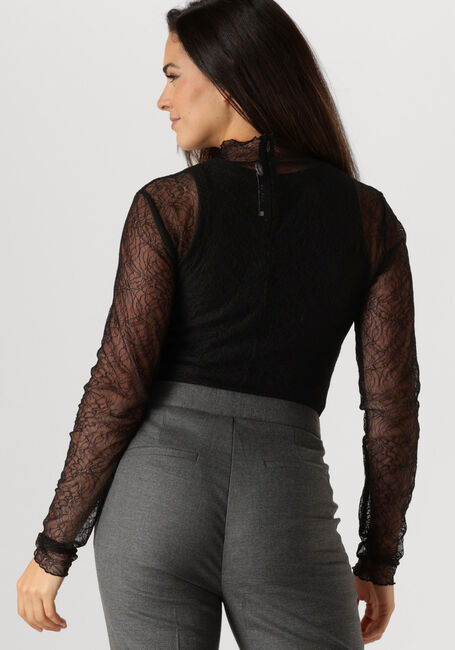 Zwarte GESTUZ Tops & T-shirts LAIAGZ LACE BLOUSE - large
