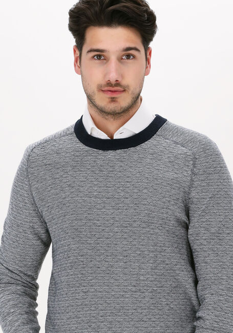 Donkerblauwe BOSS Trui KAPULL 10238485 - large