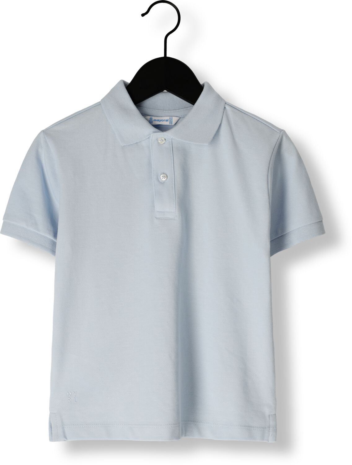 MAYORAL Jongens Polo's & T-shirts Basic S s Polo Lichtblauw