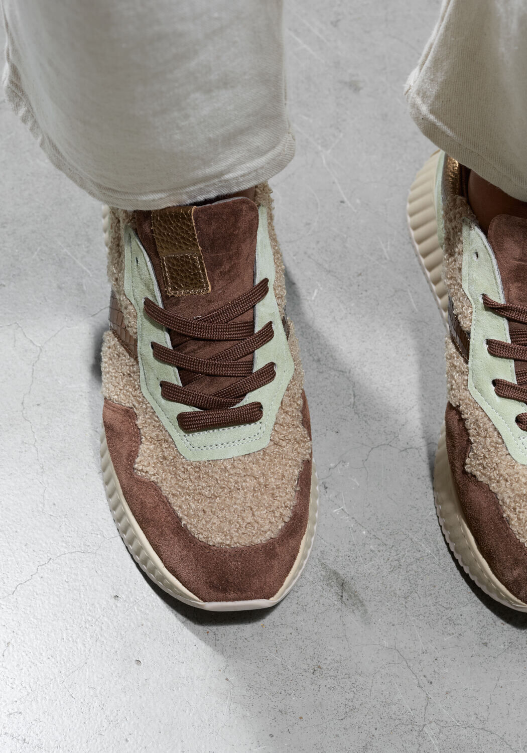 Bruine SOFTWAVES Lage sneakers 8.95.05 - large