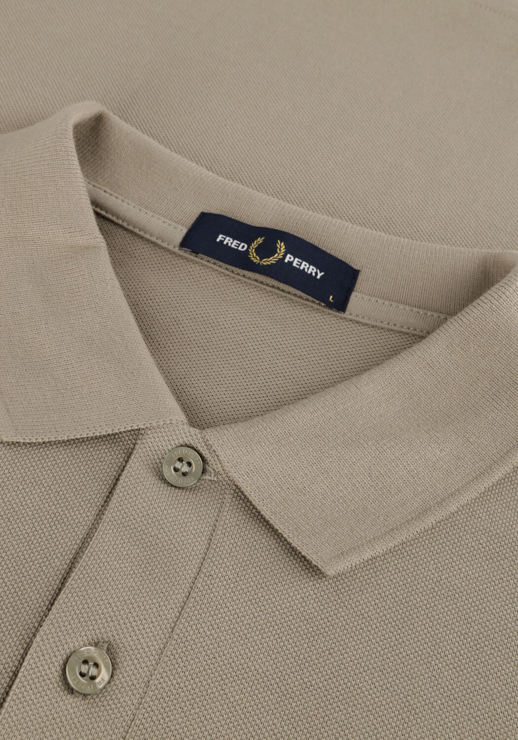 Olijf FRED PERRY Polo THE PLAIN FRED PERRY SHIRT - large