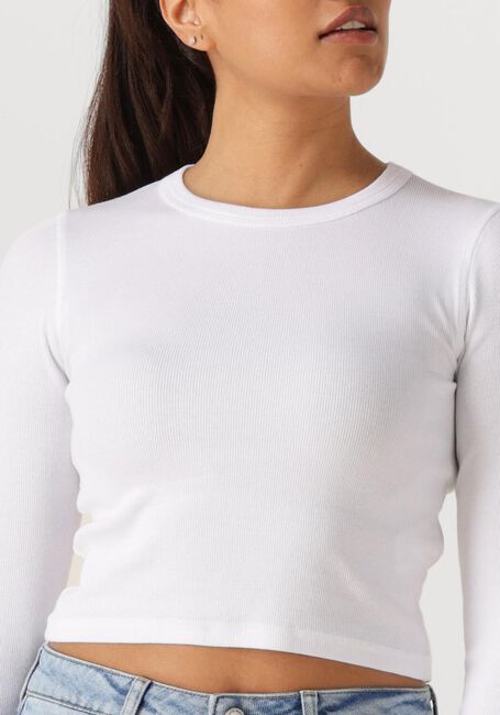 Witte ENVII T-shirt ENALLY LS CROP TEE 5314 - large