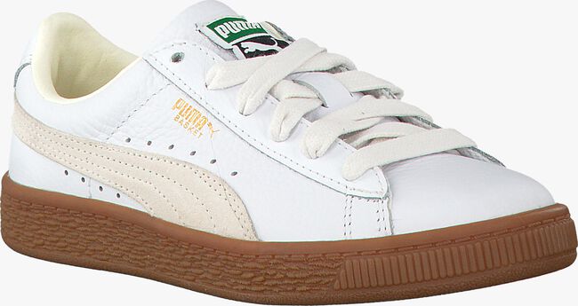 Witte PUMA Lage sneakers BASKET CLASSIC GUM DELUXE PS - large
