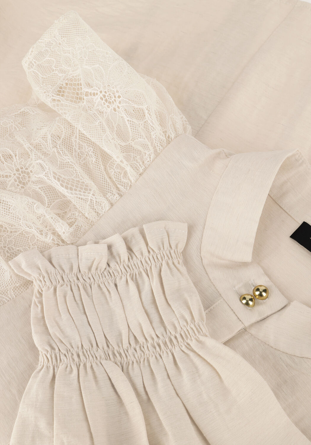 Beige BRUUNS BAZAAR Blouses YONA SHIRT - large