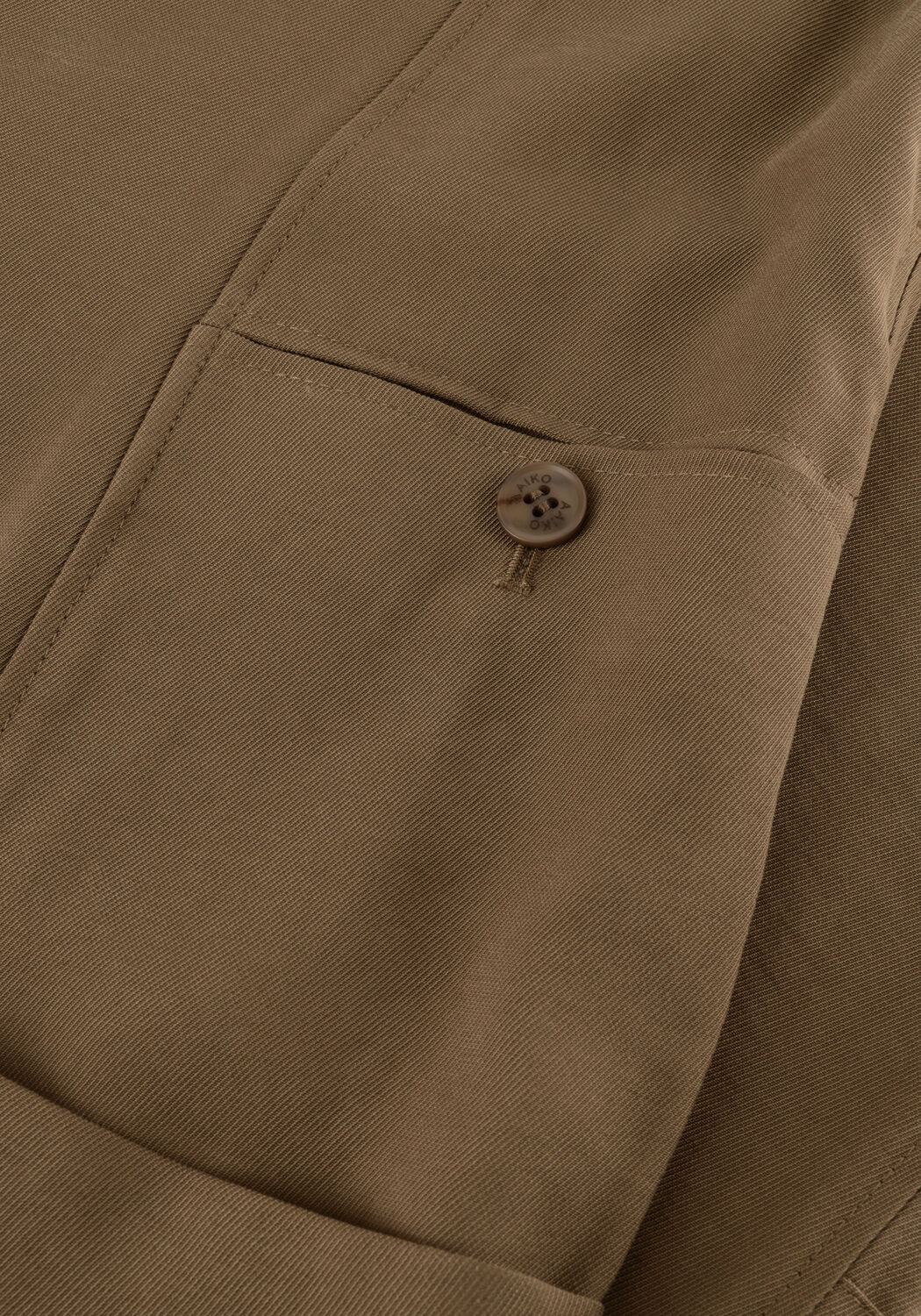 Olijf AAIKO Wijde broek RIVER TEN 545 - large