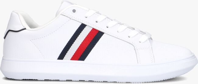 Witte TOMMY HILFIGER Lage sneakers CORPORATE CUP STRIPES - large