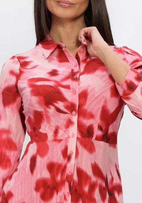 Roze Y.A.S. Maxi jurk YASSAVANNA LONG SHIRT DRESS - large
