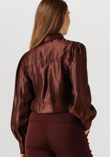 Bruine AAIKO Blouses VERONNE TIE SHIMM RAY 517 2 - large