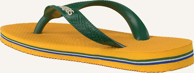 Gele HAVAIANAS Teenslippers BRASIL LOGO KIDS Gele HAVAIANAS Teenslippers BRASIL LOGO KIDS - large