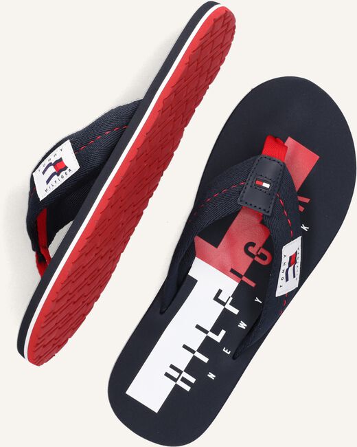 Blauwe TOMMY HILFIGER Teenslippers HILFIGER BADGE BEACH Blauwe TOMMY HILFIGER Teenslippers HILFIGER BADGE BEACH - large