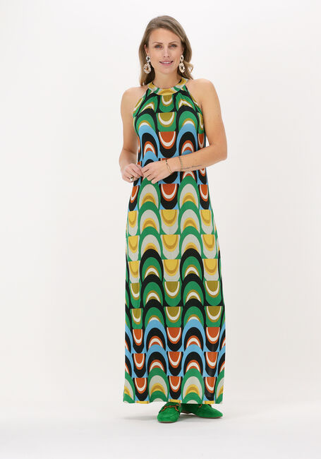 Groene ANA ALCAZAR Maxi jurk LONGDRESS ÖKOTEX 100 - large