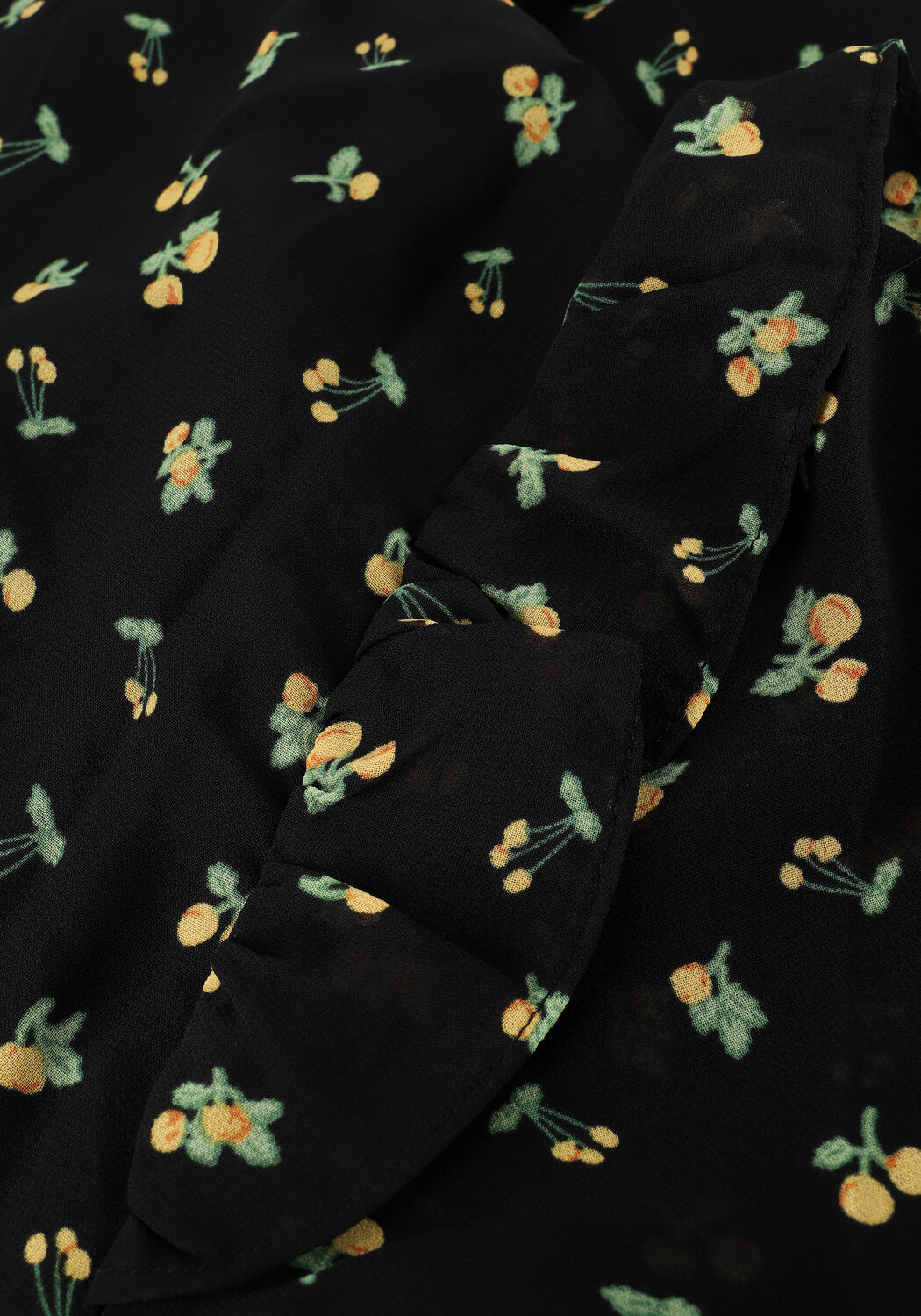 Zwarte MOVES Midi jurk JALINA DRESS 2426 - large