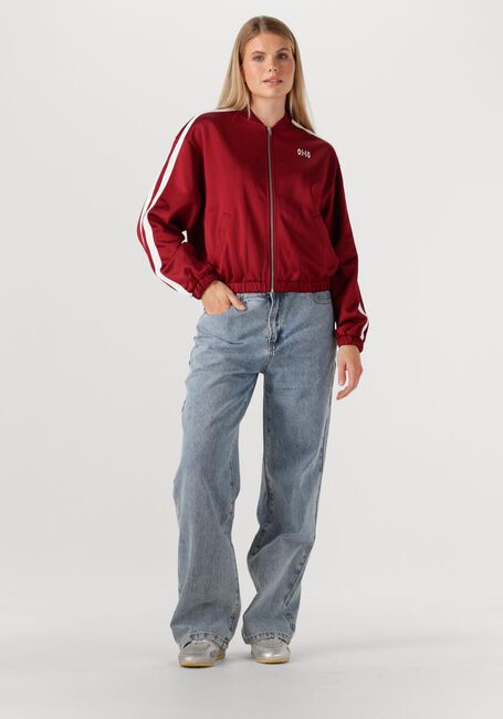 Bordeaux ALIX THE LABEL Vest LADIES KNITTED TRAININGS SWEAT JACKET - large