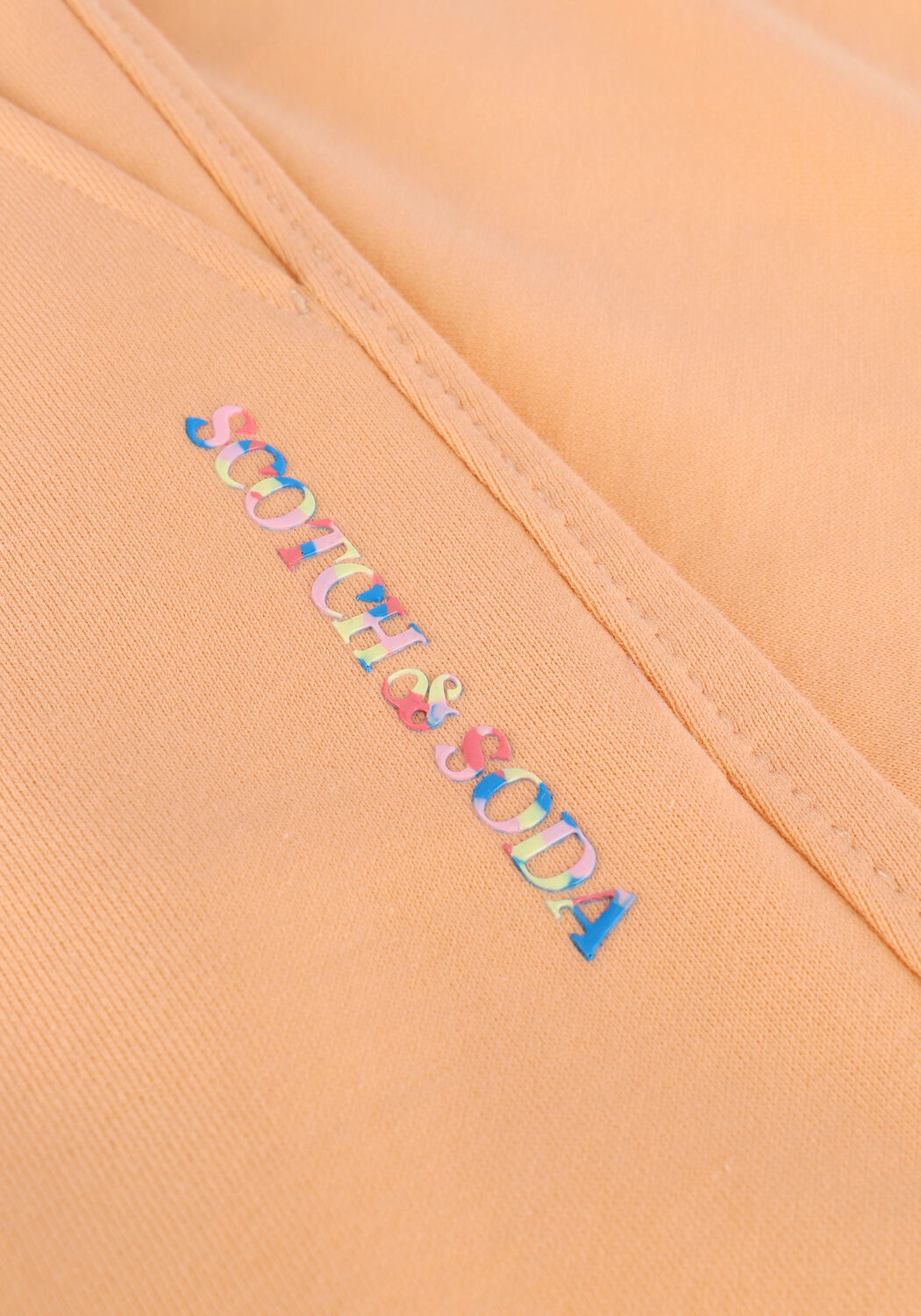 Oranje SCOTCH & SODA Korte broek SWEAT SHORT IN ORGANIC COTTON - large