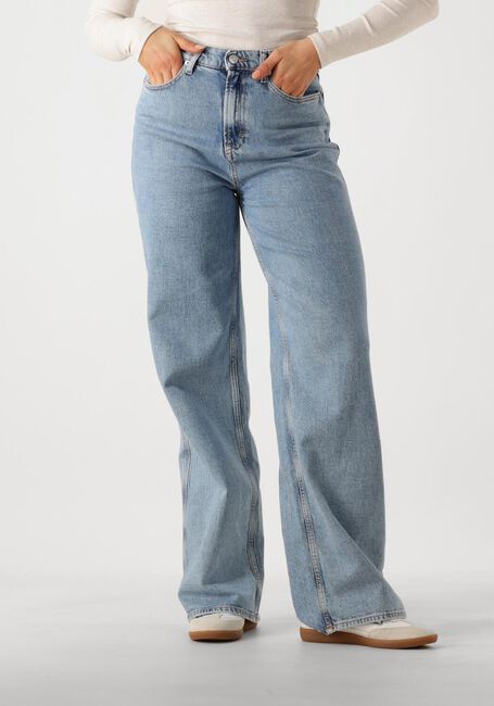 Lichtblauwe TOMMY JEANS Wide jeans CLAIRE HR WD AI4116 - large