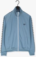 Blauwe FRED PERRY Vest TAPED TRACK JACKET