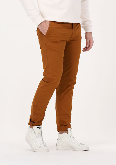 Cognac SCOTCH & SODA Chino STUART REGULAR SLIM-FIT - large