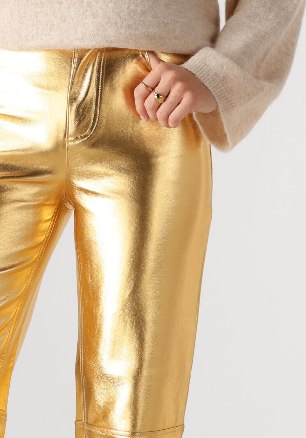EDITED Dames Broeken Oona Trousers Goud