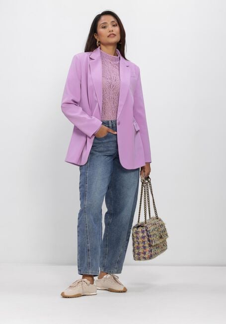 Blauwe OBJECT Jeans OBJMIU IVY BARREL JEANS - large