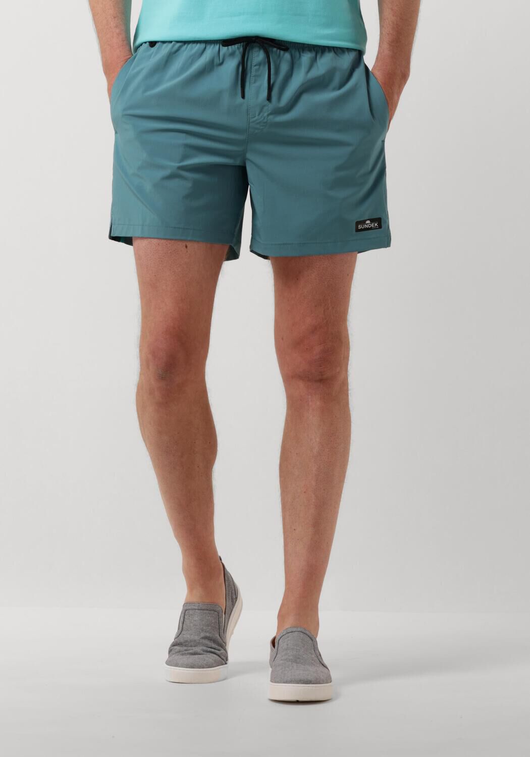 SUNDEK Heren Zwembroeken M4s018 Boardshort Grijs