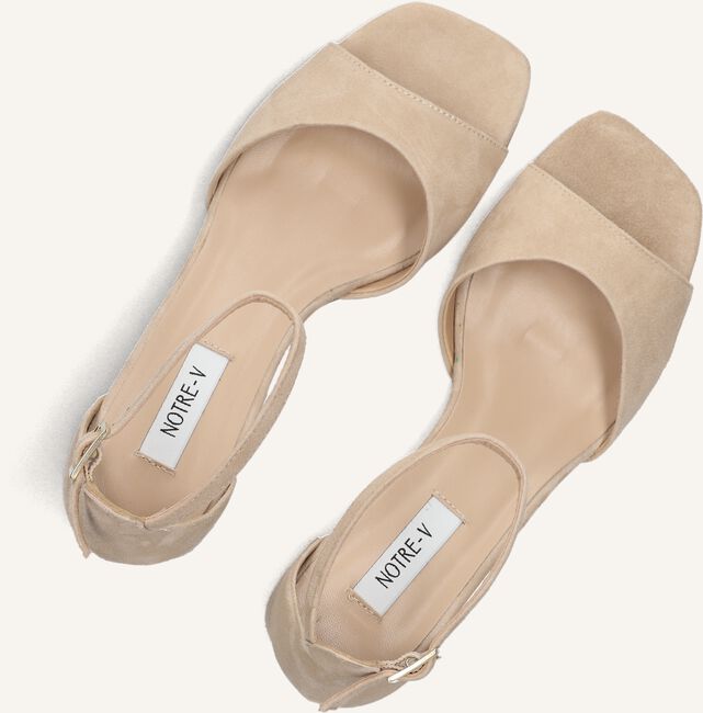 Beige NOTRE-V Sandalen met hak 46654 Beige NOTRE-V Sandalen met hak 46654 - large