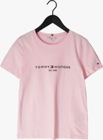 Lichtroze TOMMY HILFIGER T-shirt REGULAR HILFIGEER C-N TEE