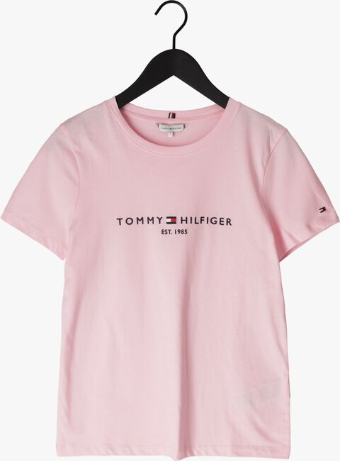 Lichtroze TOMMY HILFIGER T-shirt REGULAR HILFIGEER C-N TEE - large