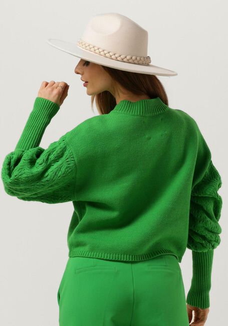 Groene ANOTHER LABEL Trui IMANI KNITTED PULL - large