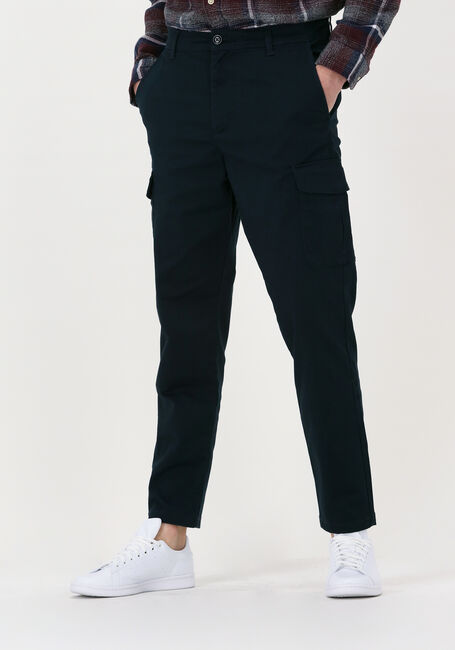 Donkerblauwe SELECTED HOMME Cargobroeken SLHSLIMTAPERED-GAINFORD CARGO - large