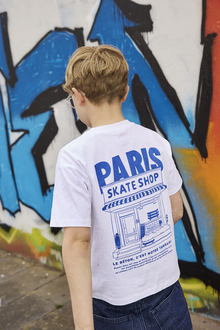 Witte THE NEW Polo / T-shirt TNSEYMORE - large