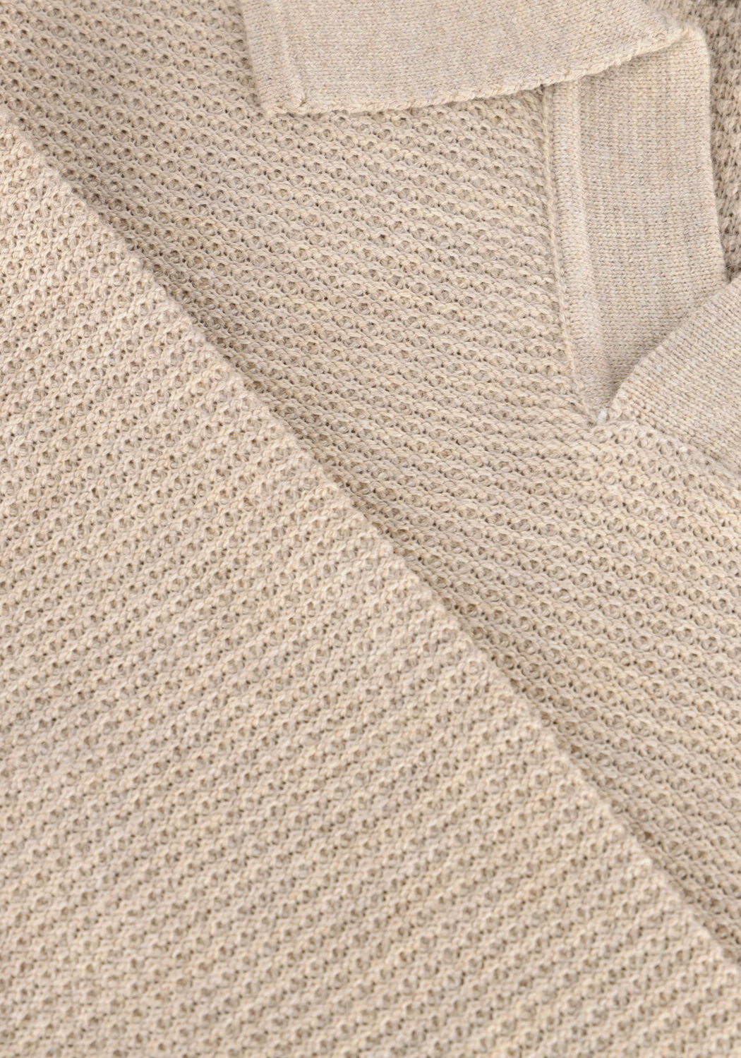 Zand DSTREZZED Trui MERCURY POLO - large