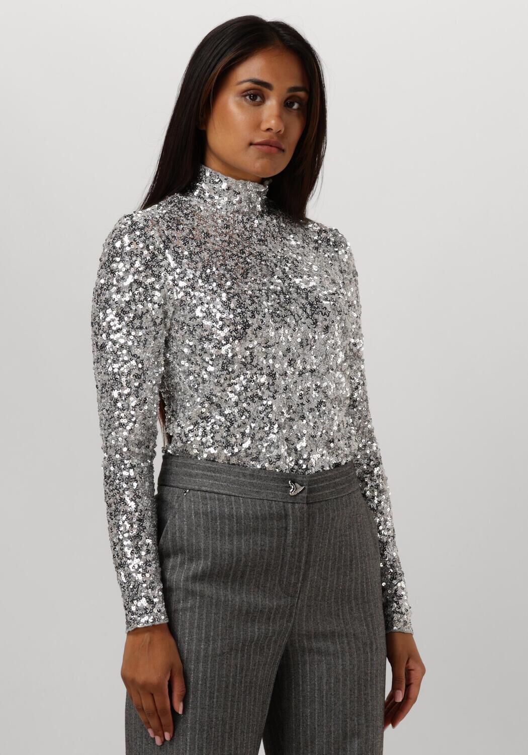 BRUUNS BAZAAR Dames Tops & T-shirts Garget Hanni Blouse Zilver