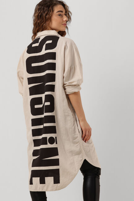 Beige 10DAYS Midi jurk SHIRT DRESS SUNSHINE - large