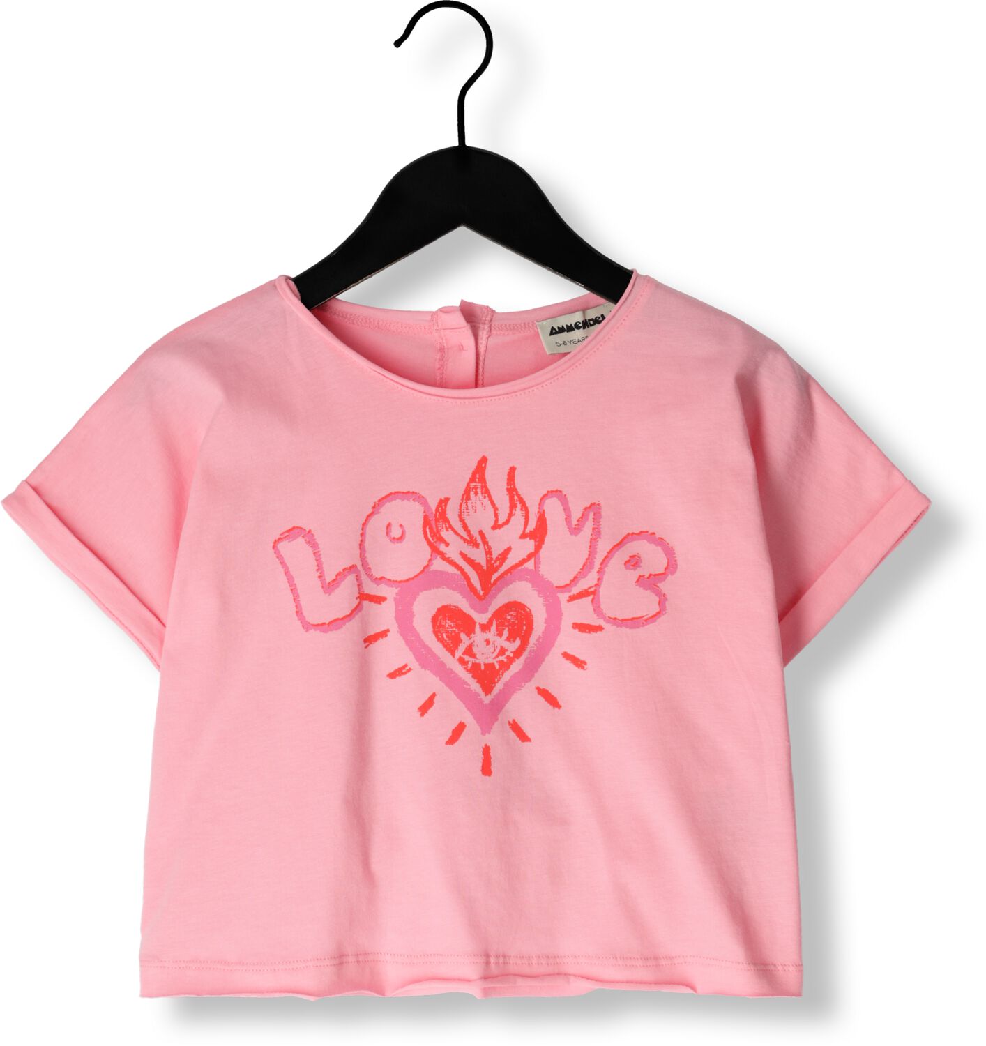 AMMEHOELA Meisjes Tops & T-shirts Am-hippie-08 Roze