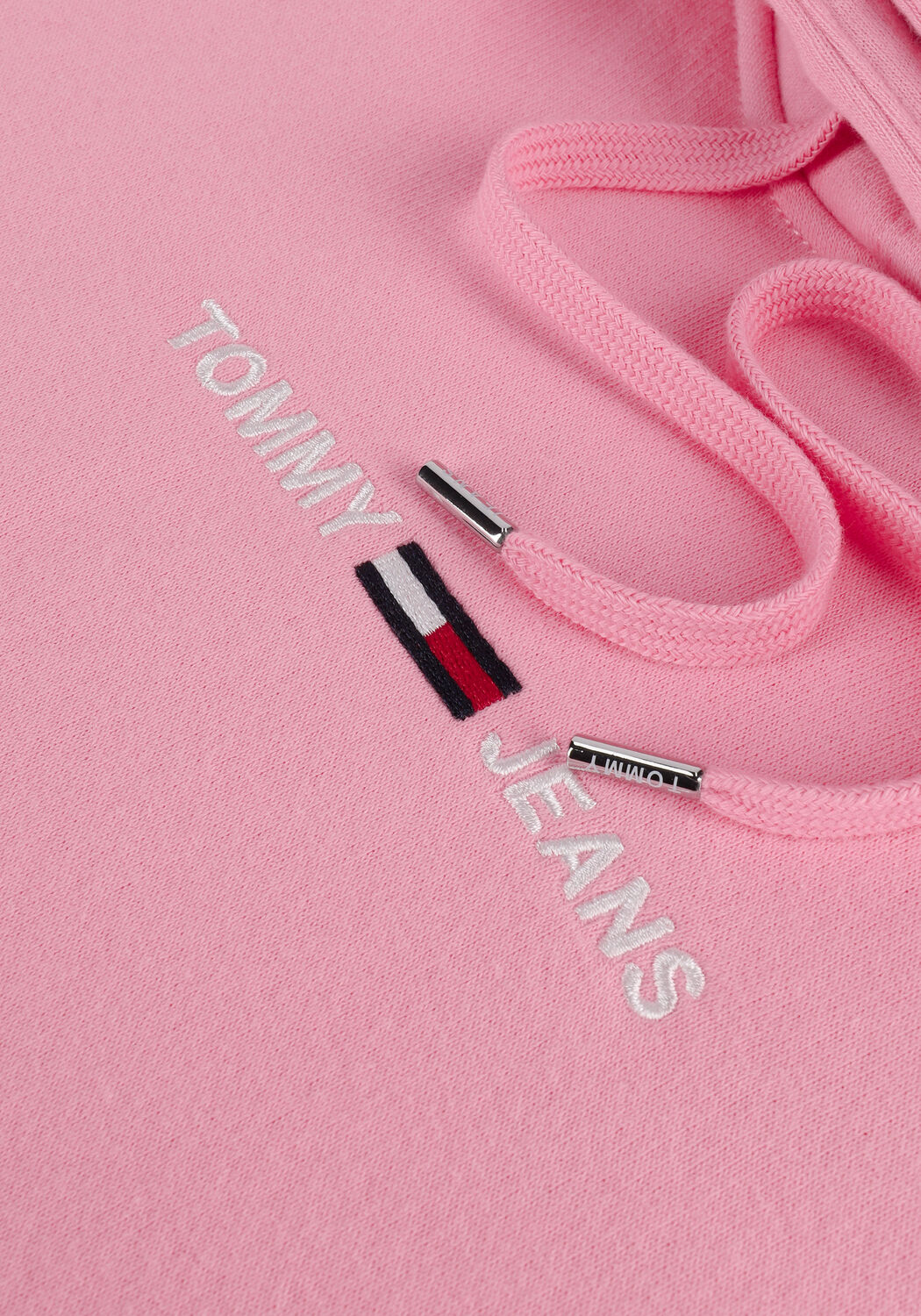 Roze TOMMY JEANS Sweater TJW LINEAR LOGO HOODIE - large