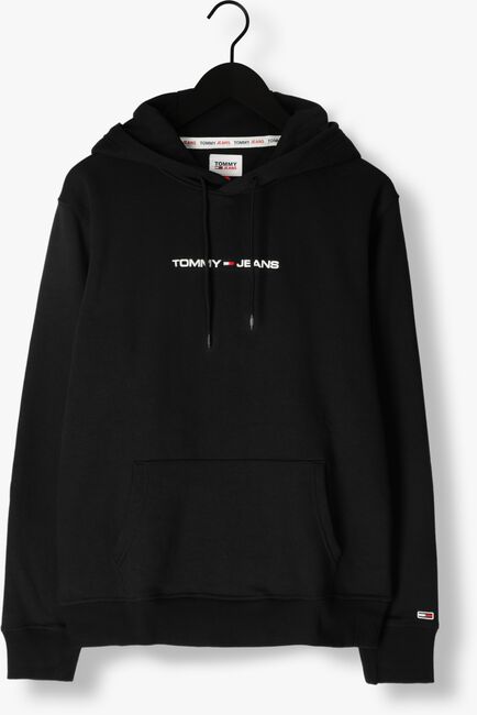 Zwarte TOMMY JEANS Sweater TJM REG LINEAR HOODIE - large