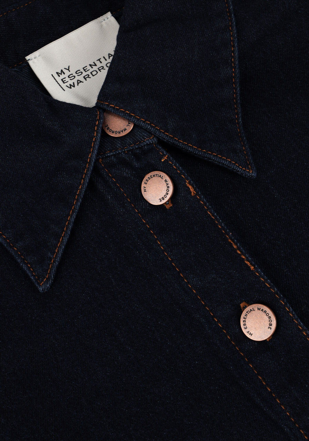 Donkerblauwe MY ESSENTIAL WARDROBE Blouses LARAMW 115 SHIRT - large