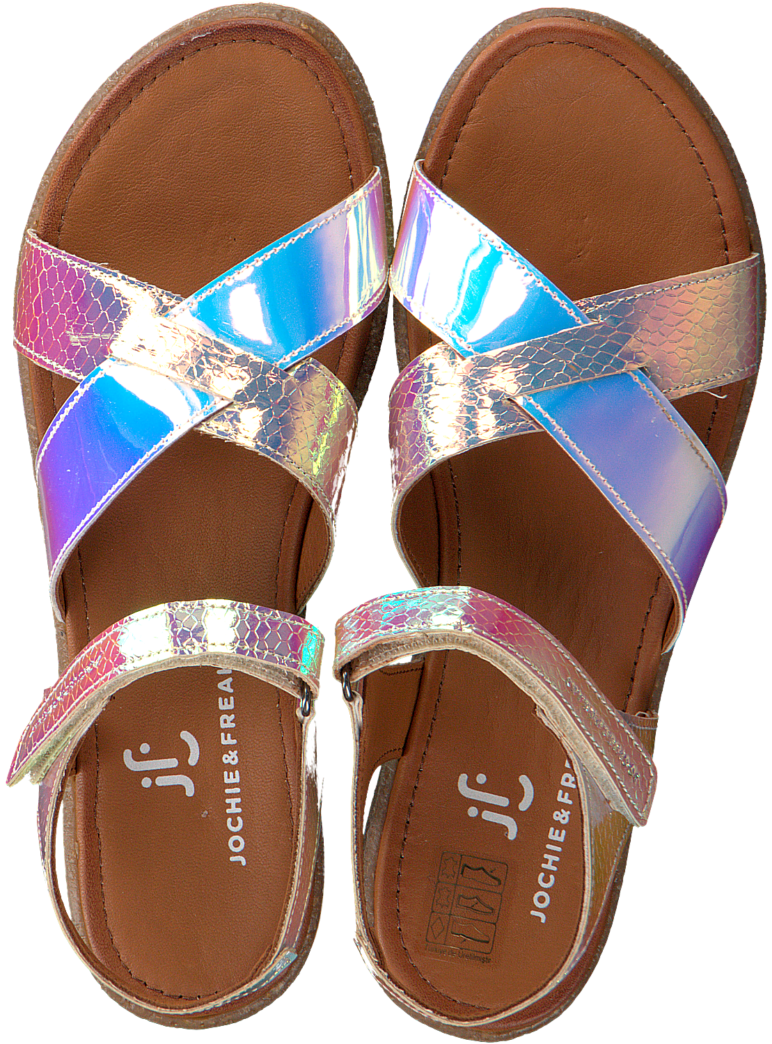 Gouden JOCHIE \u0026 FREAKS Sandalen 20724 | Omoda