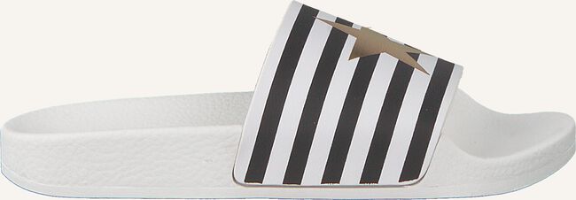 Witte THE WHITE BRAND Badslippers STAR WHITE STRIPES Witte THE WHITE BRAND Badslippers STAR WHITE STRIPES - large