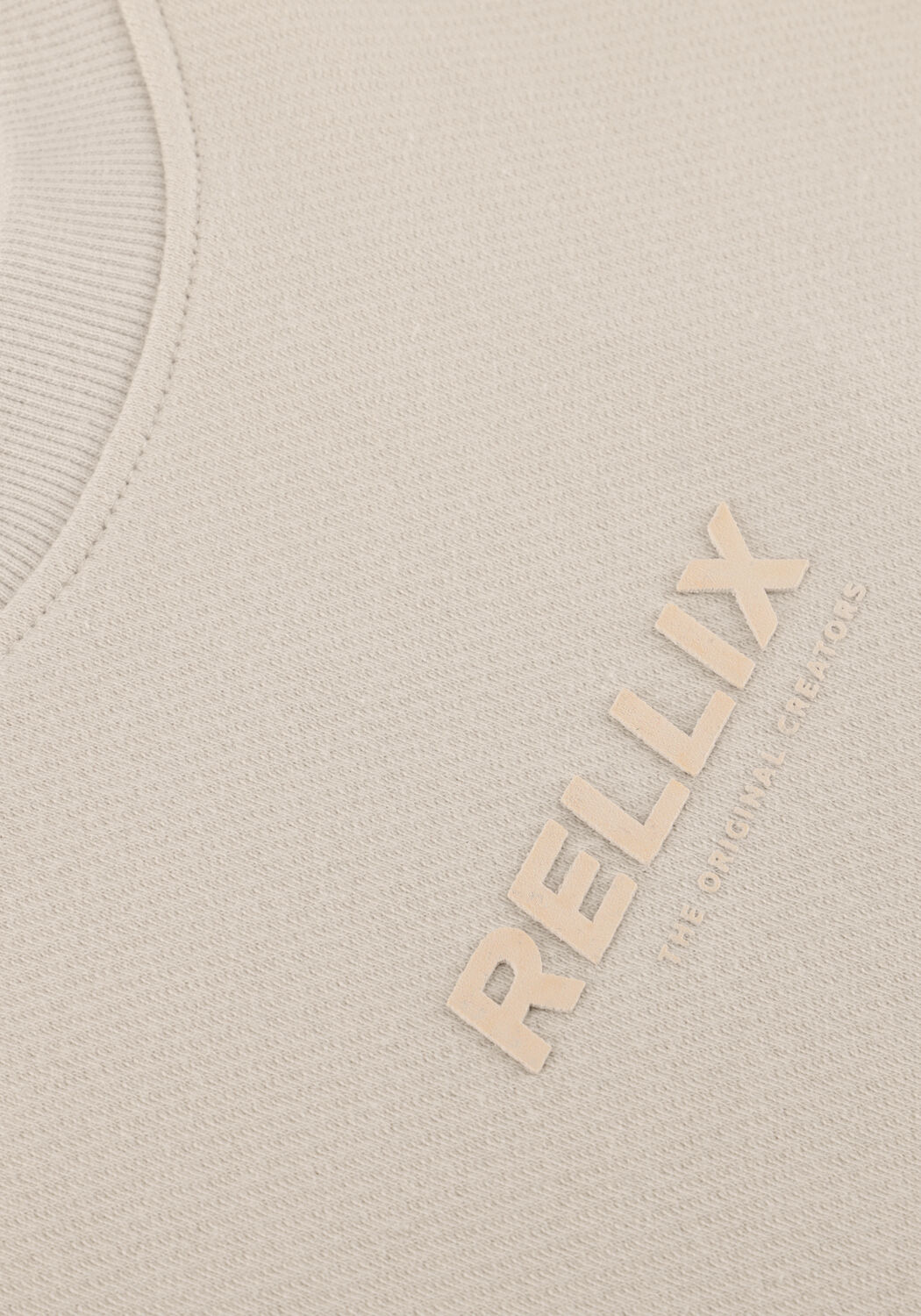 Creme RELLIX T-shirt OVERSIZED T-SHIRT RELLIX TWILL - large