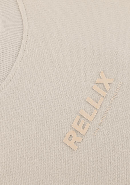 Creme RELLIX T-shirt OVERSIZED T-SHIRT RELLIX TWILL - large