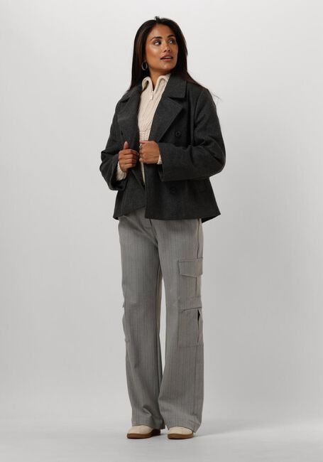 Donkergrijze OBJECT Jack OBJKEILY SHORT JACKET - large