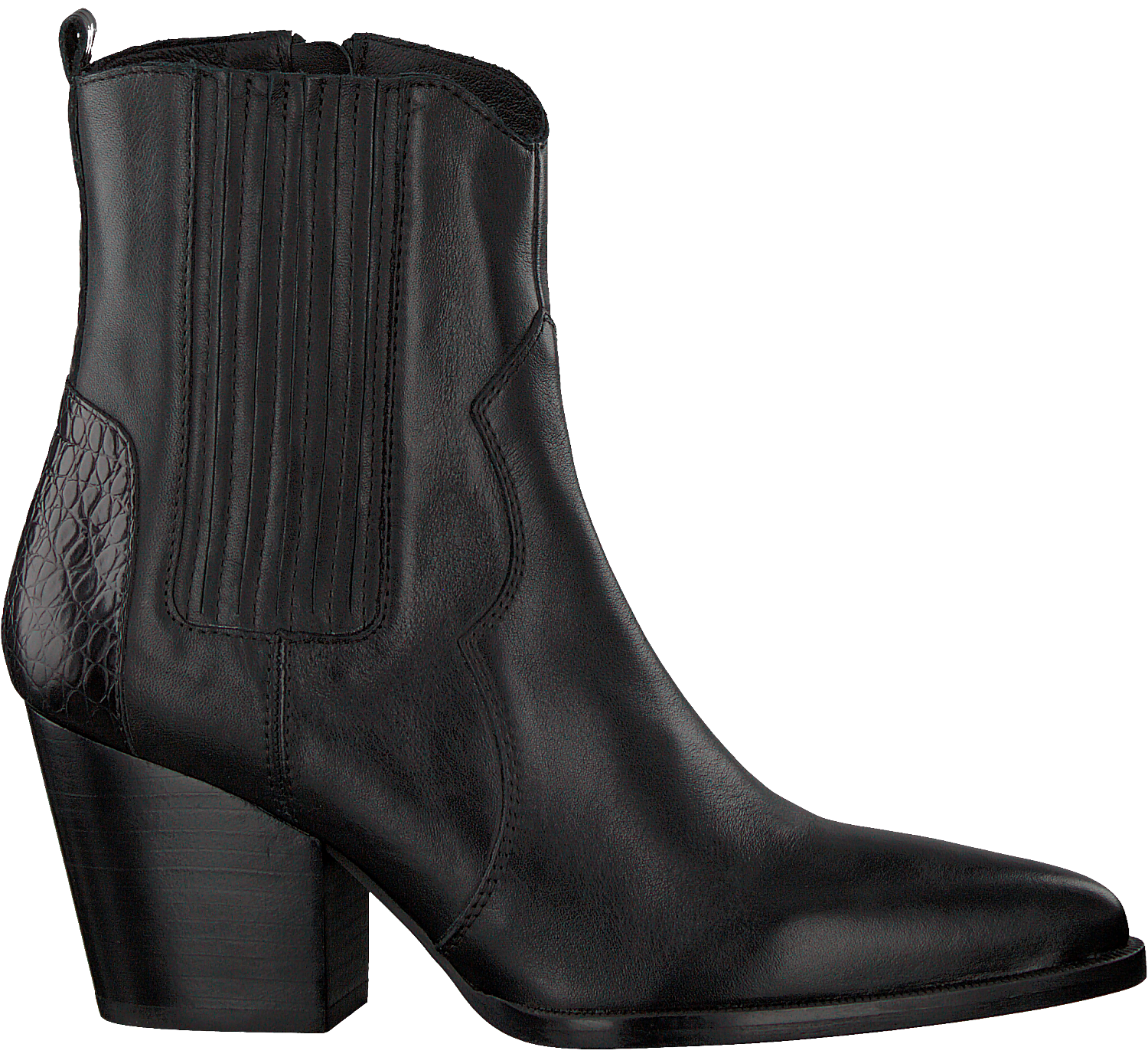 Zwarte TORAL Enkellaarzen 12226 | Omoda