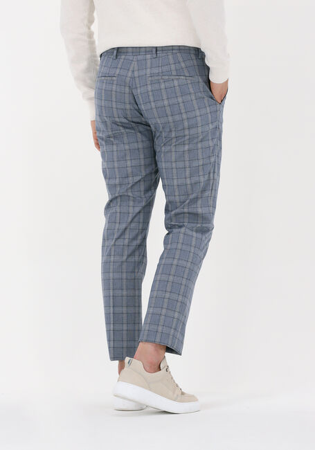 Lichtblauwe SELECTED HOMME Pantalon SLHLIM-TIMELOGAN BLU SND CHK TRS - large