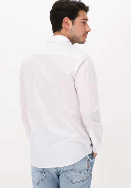 Witte SCOTCH & SODA Casual overhemd SOLID SLIM FIT SHIRT - large