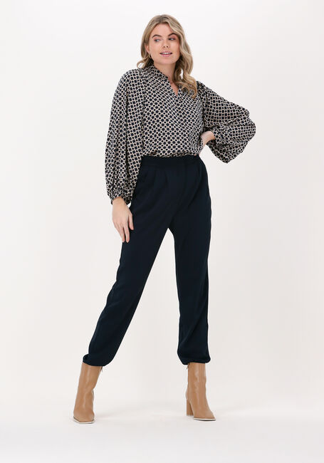 Donkerblauwe NEO NOIR Blouses NANI SQUARE MIX BLOUSE - large