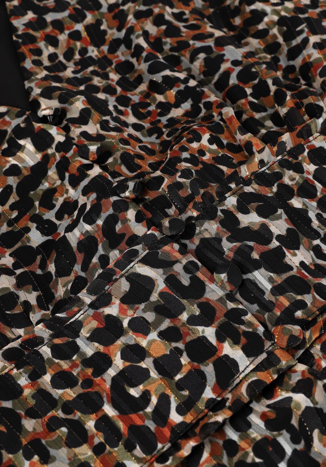 Multi SECOND FEMALE Midi jurk ERNA FITTED DRESS - large