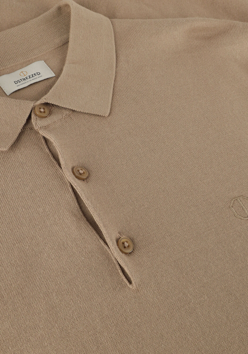 Beige DSTREZZED Polo DS_CAMILO POLO - large