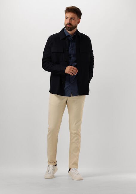 Blauwe PROFUOMO Klassiek overhemd SHIRT CUTAWAY SC SF - large
