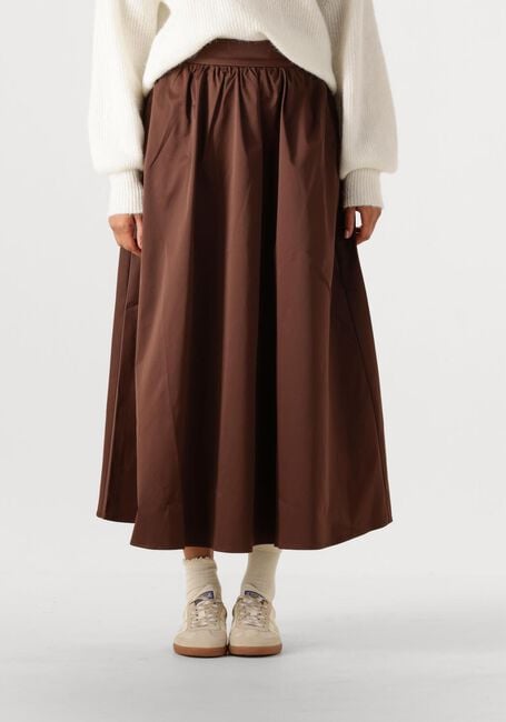 Bruine ROUGE EDIT Midirok ROUDETTA HW ANKLE SKIRT/R - large